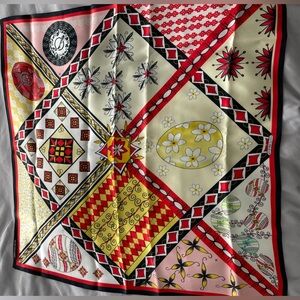 Andrea Tincu silk scarf. Romanian designer. Received as a gift. New never worn!